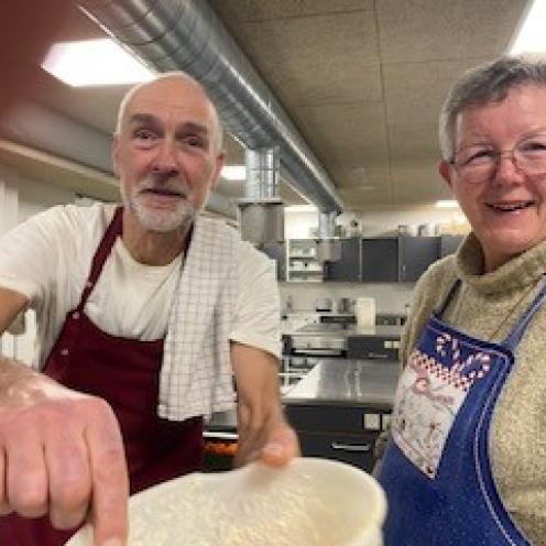Billede af grønmad lavning